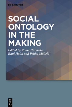 Hardcover Social Ontology in the Making Book