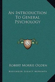 Paperback An Introduction To General Psychology Book