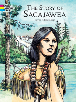 Paperback The Story of Sacajawea Coloring Book