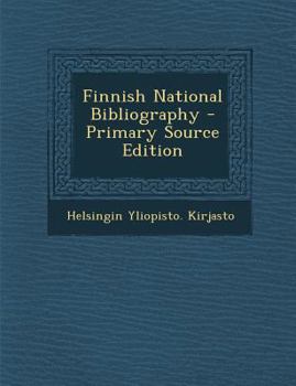 Paperback Finnish National Bibliography [Finnish] Book