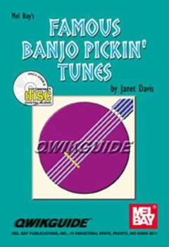 Paperback Famous Banjo Pickin' Tunes Qwikguide Book/CD Set [With CD] Book