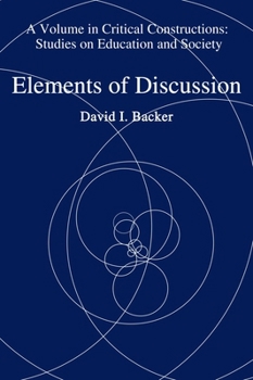Paperback Elements of Discussion Book