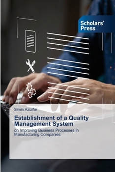 Paperback Establishment of a Quality Management System Book