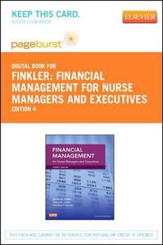 Financial Management for Nurse Managers and Executives - Elsevier eBook on Vitalsource (Retail Access Card)