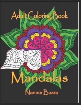 Paperback Adult Coloring Book Mandalas Book