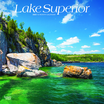 Calendar Lake Superior 2023 Square Book