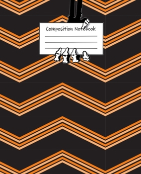 Halloween Abstract Pattern Volume 10 College Ruled Journal: 110 Blank Lined Wide Ruled (7.5 x 9.25) Pages to Jot Down Your Thoughts