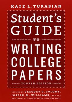 Paperback Student's Guide to Writing College Papers Book