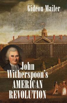 Paperback John Witherspoon's American Revolution Book