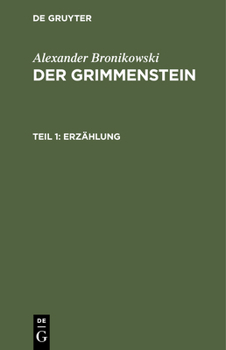 Hardcover Erzählung [German] Book