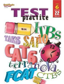 Paperback Test Practice: Student Workbook Grade 6 Book