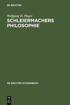 Hardcover Schleiermachers Philosophie [German] Book