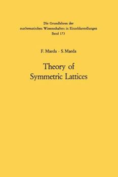 Paperback Theory of Symmetric Lattices Book