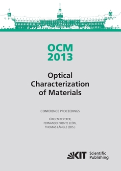 Paperback OCM 2013 - Optical Characterization of Materials - conference proceedings [German] Book