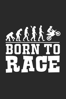 Paperback Born to race: 6x9 Motorbikes - dotgrid - dot grid paper - notebook - notes Book