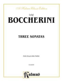 Paperback Three Sonatas for Cello and Piano Book