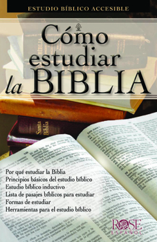 Paperback Cómo Estudiar La Biblia: Estudio Bíblico Accesible [Spanish] Book