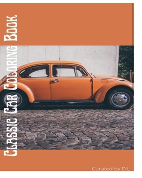 Paperback Classic Car Coloring Book
