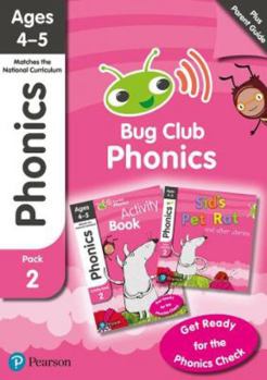 Paperback Phonics - Learn at Home Pack 2 (Bug Club), Phonics Sets 4-6 for ages 4-5 (Six stories + Parent Guide + Activity Book) Book
