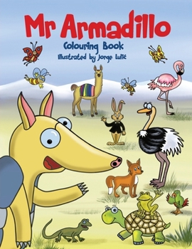 Paperback Mr Armadillo colouring book