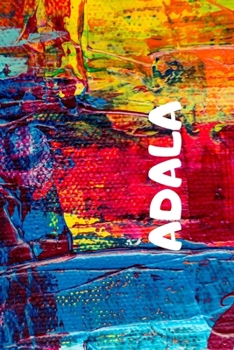 Paperback Adala: Squared 120-sheet exercise book, size 6x9, personalized gift Book