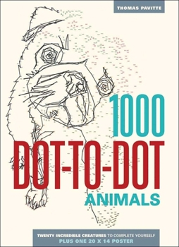 Paperback 1000 Dot-To-Dot: Animals Book