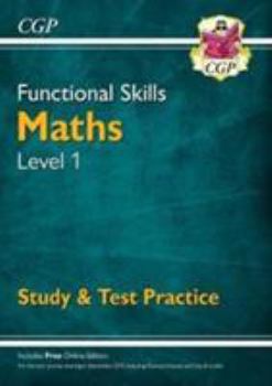 Paperback Functional Skills Math Lev 1 Study & Tes Book