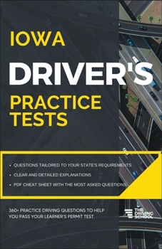 Paperback Iowa Driver's Practice Tests Book