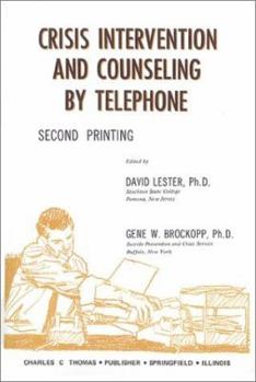 Hardcover Crisis Intervention and Counseling by Telephone, Book