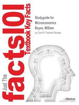 Paperback Studyguide for Microeconomics by Boyes, William, ISBN 9781133726661 Book