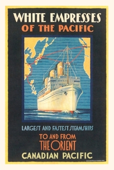 Paperback Vintage Journal White Empress of the Pacific Steamship Book