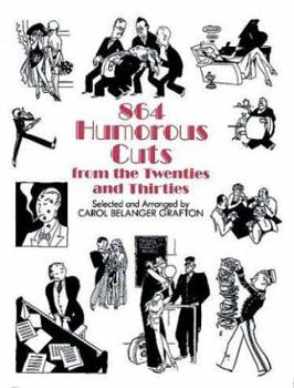 Paperback 864 Humorous Cuts from the Twenties and Thirties Book