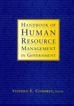 Hardcover Handbook of Human Resource Management in Government Book