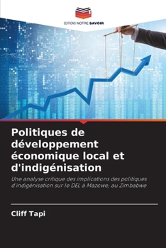 Paperback Politiques de développement économique local et d'indigénisation [French] Book