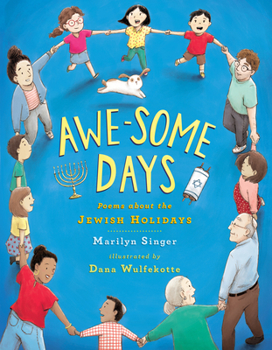 Hardcover Awe-Some Days: Poems about the Jewish Holidays Book