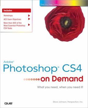Paperback Adobe Photoshop CS4 on Demand Book