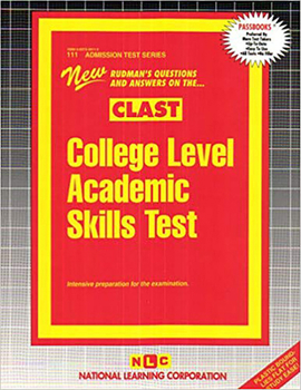 Spiral-bound College Level Academic Skills Test (Clast) Book