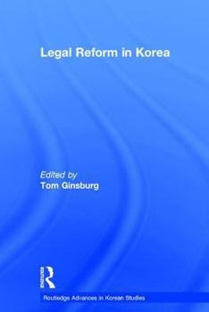 Hardcover Legal Reform in Korea Book