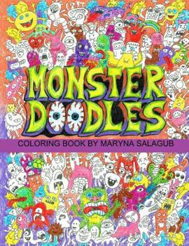 Paperback Doodle monsters coloring book