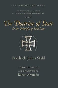 Hardcover The Doctrine of State and the Principles of State Law Book