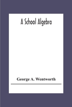Paperback A School Algebra Book