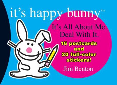 Paperback It's Happy Bunny Postcard Book #1: It's All About Me. Deal with It Book