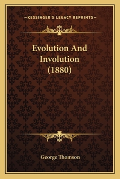 Paperback Evolution And Involution (1880) Book
