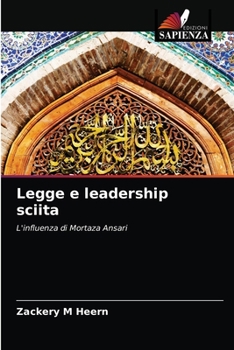Paperback Legge e leadership sciita [Italian] Book