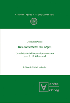 Hardcover Des événements aux objets [French] Book