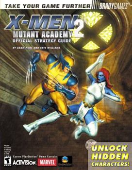 Paperback X-men: Mutant Academy 2 Official Strategy Guide (Brady Games) Book