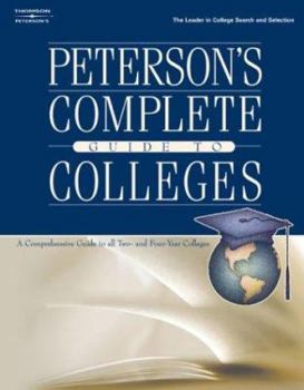 Hardcover Peterson's Complete Guide to Colleges2003 Book