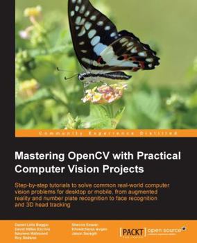 Paperback Mastering Opencv with Practical Computer Vision Projects Book