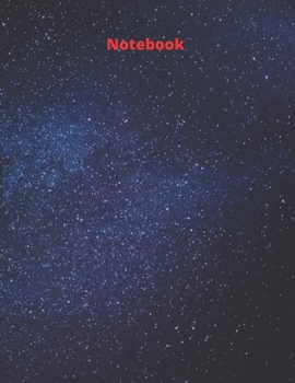 Paperback Galaxy stars notebook betty Journals (Composition Book, Journal) (8.5 x 11 Large) 100 page Book