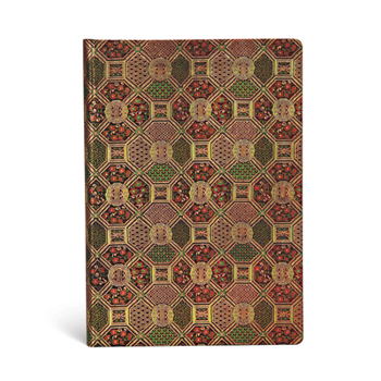 Paperblanks Mandala Sacred Tibetan Textiles Hardcover MIDI Lined Elastic Band Closure 144 Pg 120 GSM
